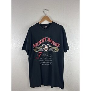 Vintage Disney Mickey Mouse "Athletics & Healthiness" Graphic T-Shirt